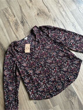 Mason & Belle Floral Long-Sleeve Top